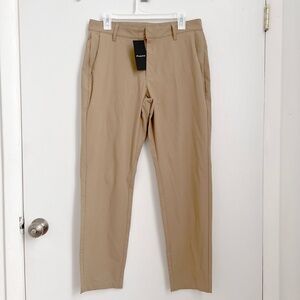 NWT Fabletics The Don Trouser Classic Fit Dark Twill Size 30 Waist x 32 Length